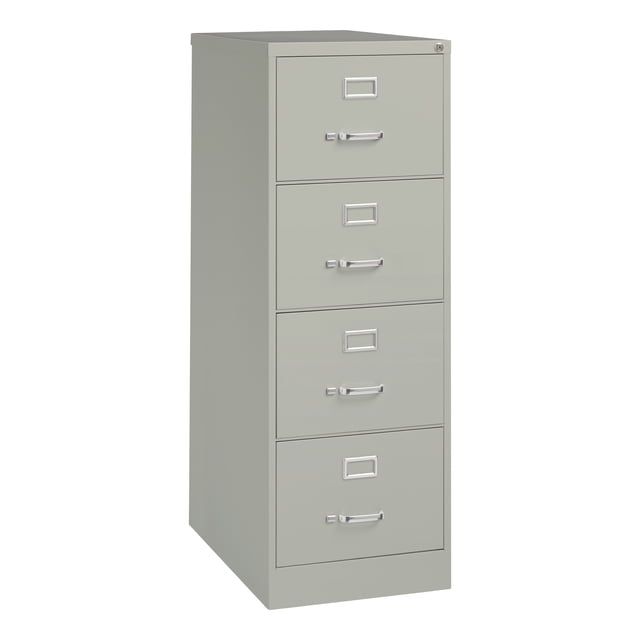 Hirsh Industries 14413 2-Drawer Vertical File Cabinet – 25" Deep, Legal Width, Modern Black Metal
