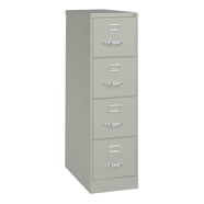 Hirsh 25-Inch Deep 4-Drawer Vertical File Cabinet – Black Metal, Letter Width, Lockable