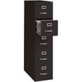 thumbnail image 1 of Hirsh 28.5-in Deep Metal 5 Drawer Letter Width Vertical File Cabinet Black, 1 of 4
