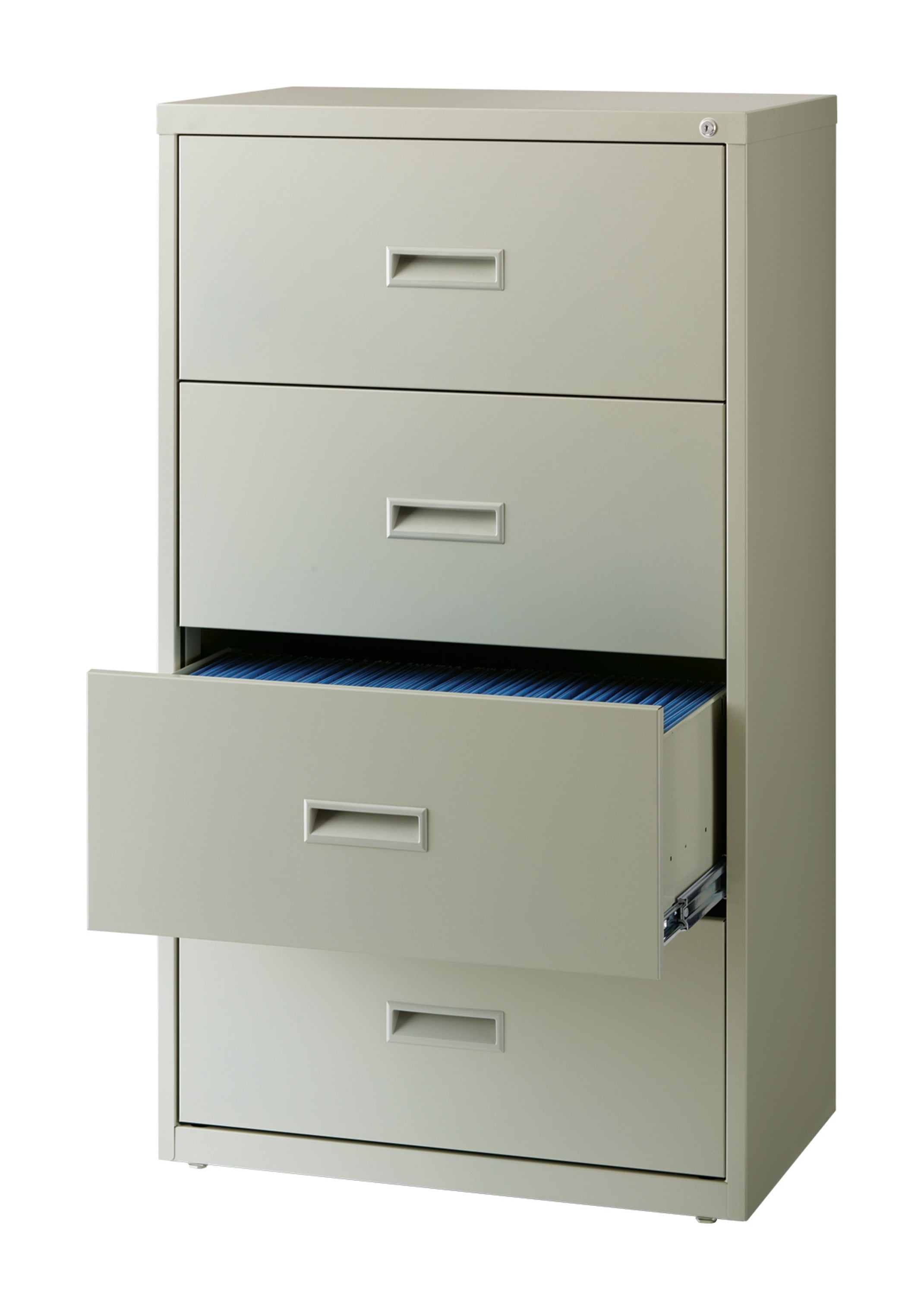 Hirsh 30 Inch Wide 4 Drawer Metal Lateral File for Home and