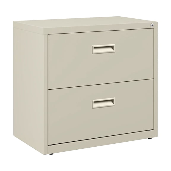 Hirsh 30"W Metal 2 Drawer Home Office Lateral File Cabinet Putty/Beige