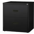 thumbnail image 1 of Hirsh 30-in Wide HL1000 Series Metal 2 Drawer Lateral File Cabinet Black, 1 of 3