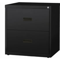 Hirsh 30-in Wide HL1000 Series Metal 2 Drawer Lateral File Cabinet Black