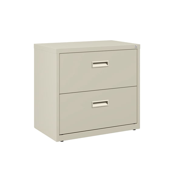 Hirsh 30 inch Wide 2 Drawer Lateral File Cabinet for Home or Office, Putty