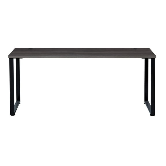 Hirsh 30"x60" Open Metal Desk for Commercial/Home Office Black/Pewter (Charcoal)