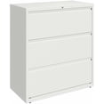thumbnail image 1 of Hirsh 36"W 3 Drawer Metal Lateral File Cabinet Home/Office- Matte White Texture, 1 of 5