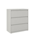 thumbnail image 1 of Hirsh 36 Inch Wide 3 Drawer Metal Lateral File Cabinet for Home and Office, Holds Letter, Legal and A4 Hanging Folders, Gray, 1 of 6