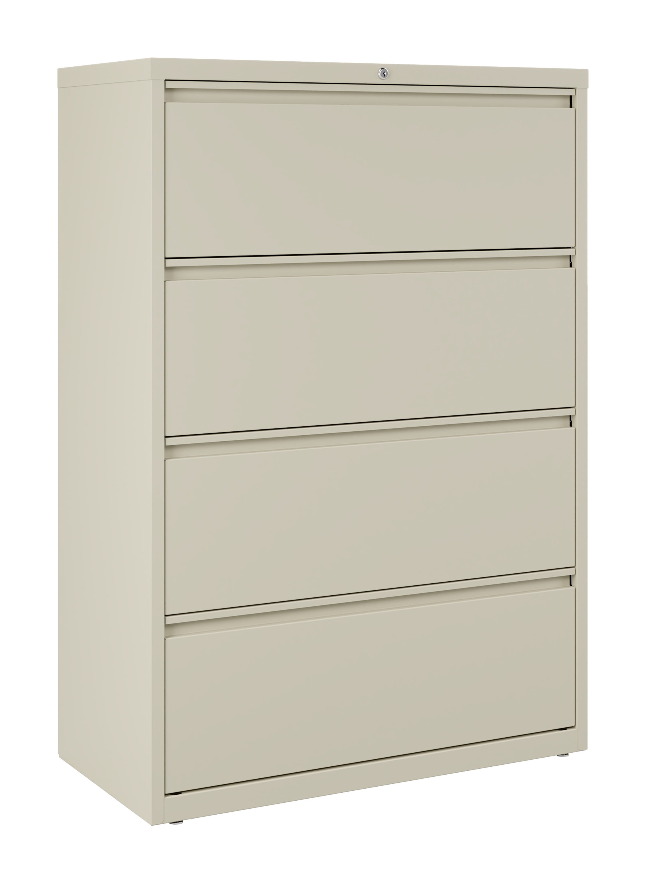 Hirsh 36in Wide HL8000 Series Metal 4 Drawer Lateral File