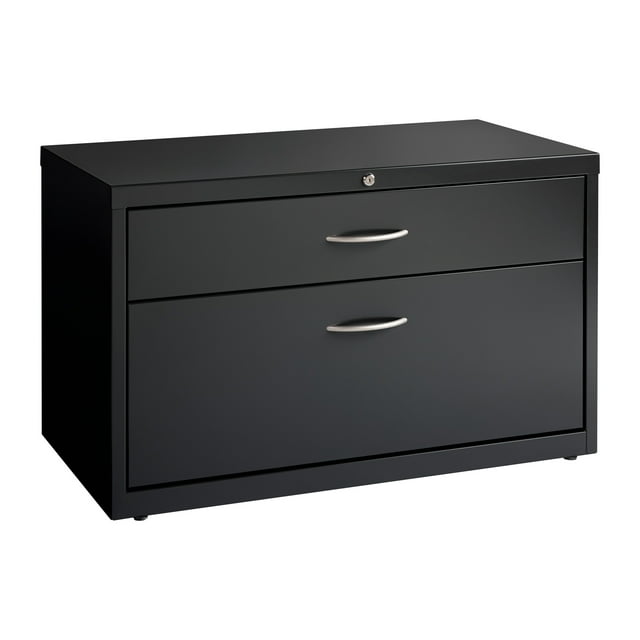 Hirsh Industries B2248135 36 in. Low Credenza with Box & File Drawers - Charcoal