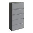 thumbnail image 1 of Hirsh 36 inch Wide 5 Drawer Metal Lateral File Cabinet for Home and Office, Holds Letter, Legal and A4 Hanging Folders, Silver, 1 of 4
