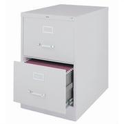 Hirsh Industries 2-Drawer Commercial Legal Size File Cabinet Finish Light Gray CA3