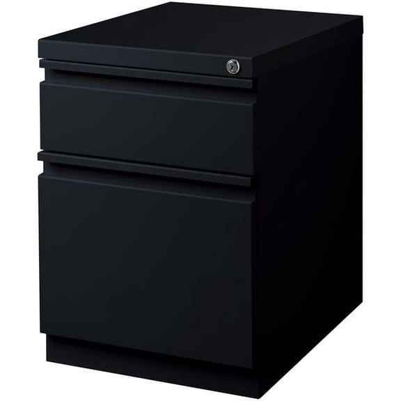Hirsh Industries 2 Drawer Mobile Pedestal File Finish: Black CA3