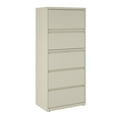 thumbnail image 1 of Hirsh 30 inch Wide 5 Drawer Metal Lateral File Cabinet for Home and Office, Holds Letter, Legal and A4 Hanging Folders, Putty, 1 of 10
