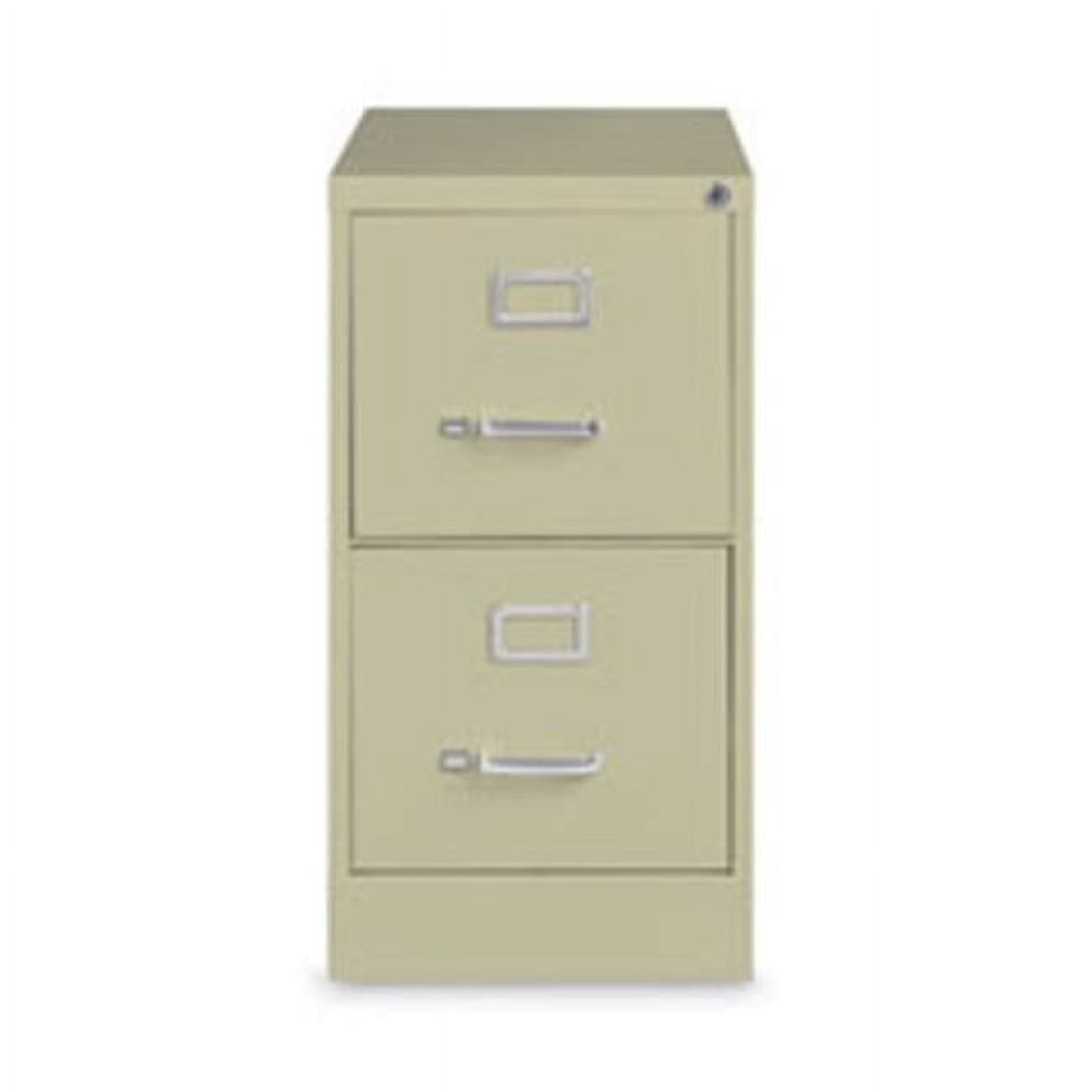 Hirsh Industries Vertical Letter File Cabinet, 2 Letter-Size File Drawers, Putty, 15 X 26.5 X 28.37 - image 1 of 5