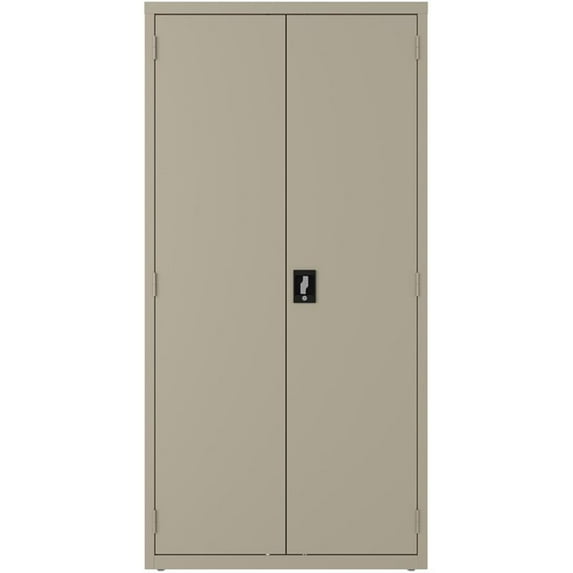 Hirsh Metal Wardrobe Cabinet 18in D x 36in W x 72in H Putty/Beige