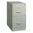 thumbnail image 1 of Hirsh Pro 2 Drawer Letter Locking Metal Vertical File Cabinet, 25" Deep, Gray, 1 of 8