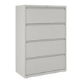 thumbnail image 1 of Hirsh Pro 36 Inch Wide 4 Drawer Metal Lateral File Cabinet for Home and Office, Holds Letter, Legal and A4 Hanging Folders, Gray, 1 of 7