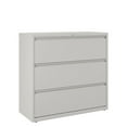 thumbnail image 1 of Hirsh Pro 42 inch Wide 3 Drawer Metal Lateral File Cabinet for Home and Office, Holds Letter, Legal and A4 Hanging Folders, Gray, 1 of 6