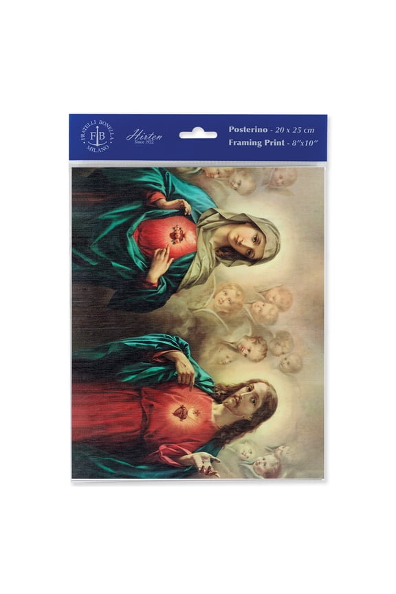 The Sacred Hearts Print (pack contains 3 prints)