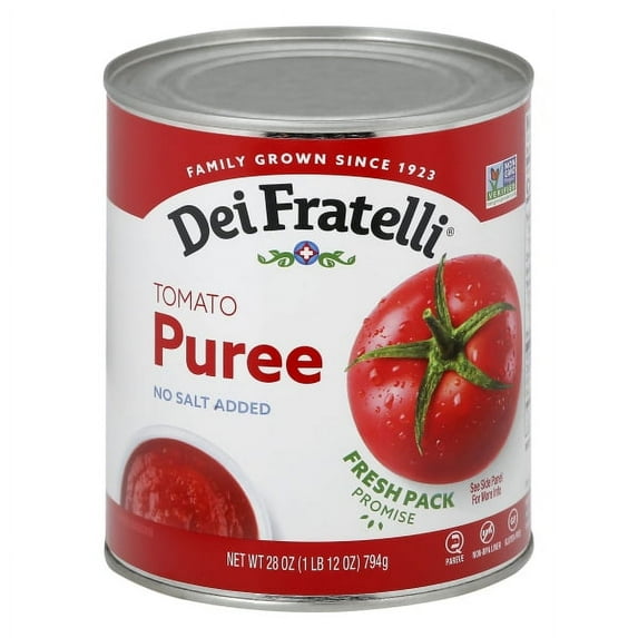 Hirzel Canning & Farms Dei Fratelli Tomato Puree, 28 oz
