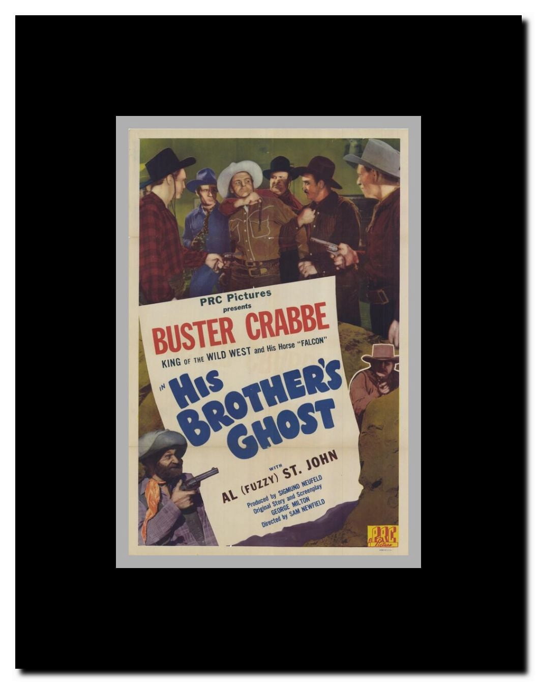 His Brother's Ghost Framed Movie Poster