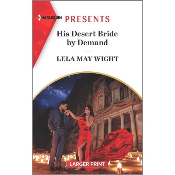 His Desert Bride by Demand (Paperback)(Large Print)