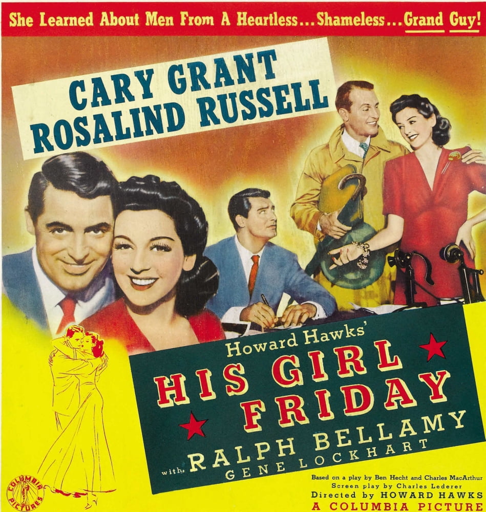 His Girl Friday Canvas Art - (24 x 36)
