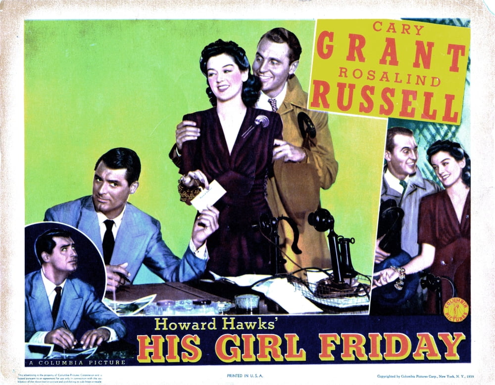 His Girl Friday Canvas Art - (28 x 22)