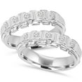 thumbnail image 1 of Pompeii3 His Hers Diamond SI Wedding Ring Band 14K Set, 1 of 5