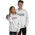 thumbnail image 1 of His Hers Matching Baby Announcement Men's Crewneck Sweatshirt Brisco Brands S, 1 of 7