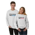 thumbnail image 1 of His Hers Matching Baby Announcement Women Plus Size Long Sleeve Graphic Tee Brisco Brands 2X, 1 of 6