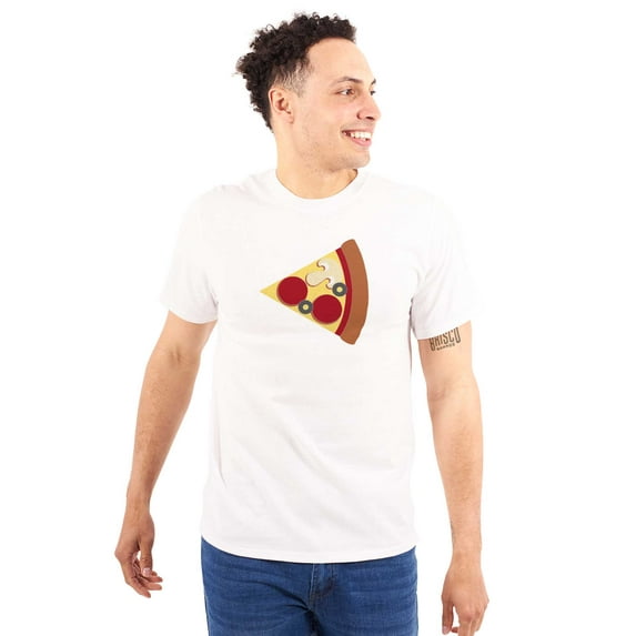 His Hers Matching Set Pizza Lovers Plus Size Crewneck Graphic Tee Shirt Brisco Brands 2X