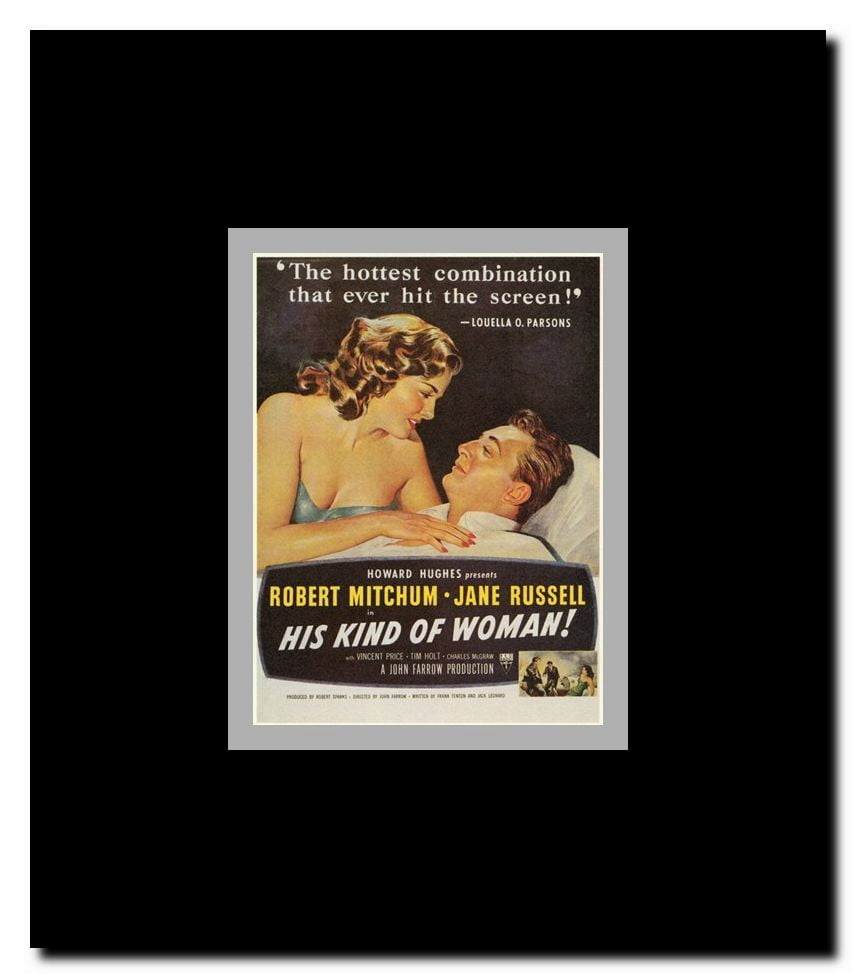 His Kind of Woman Framed Movie Poster