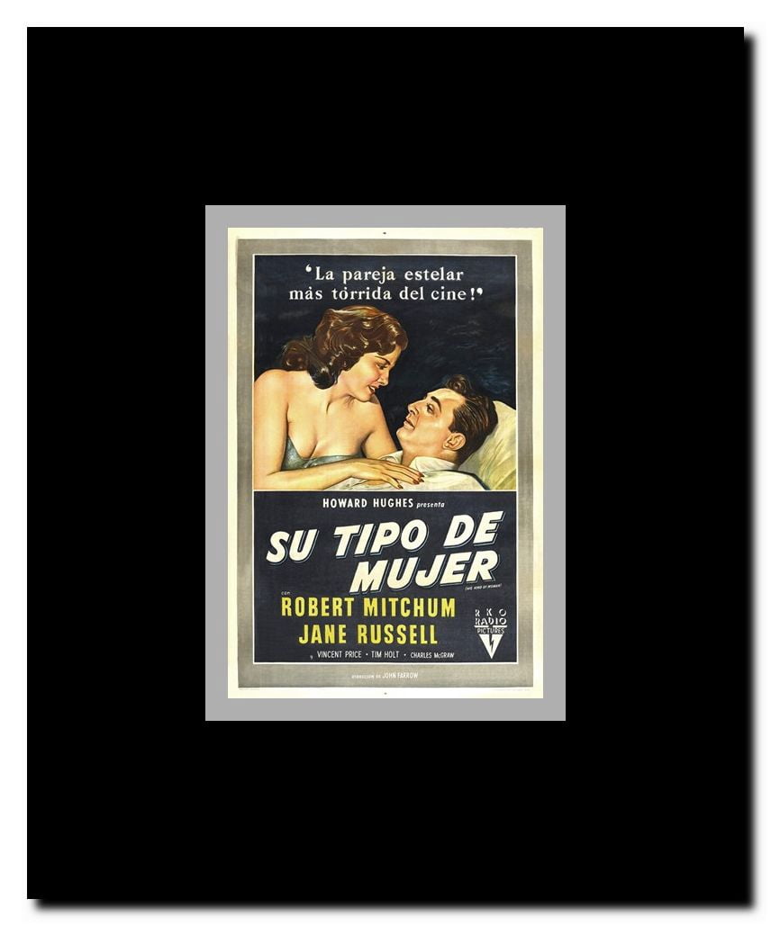 His Kind of Woman Framed Movie Poster