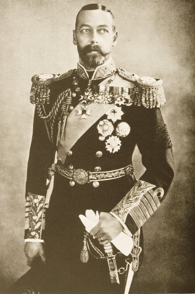His Majesty King George V George Frederick Ernest Albert 1865 - 1936 From A Photograph By Bassano Canvas Art - Ken Welsh Design Pics (12 x 18)