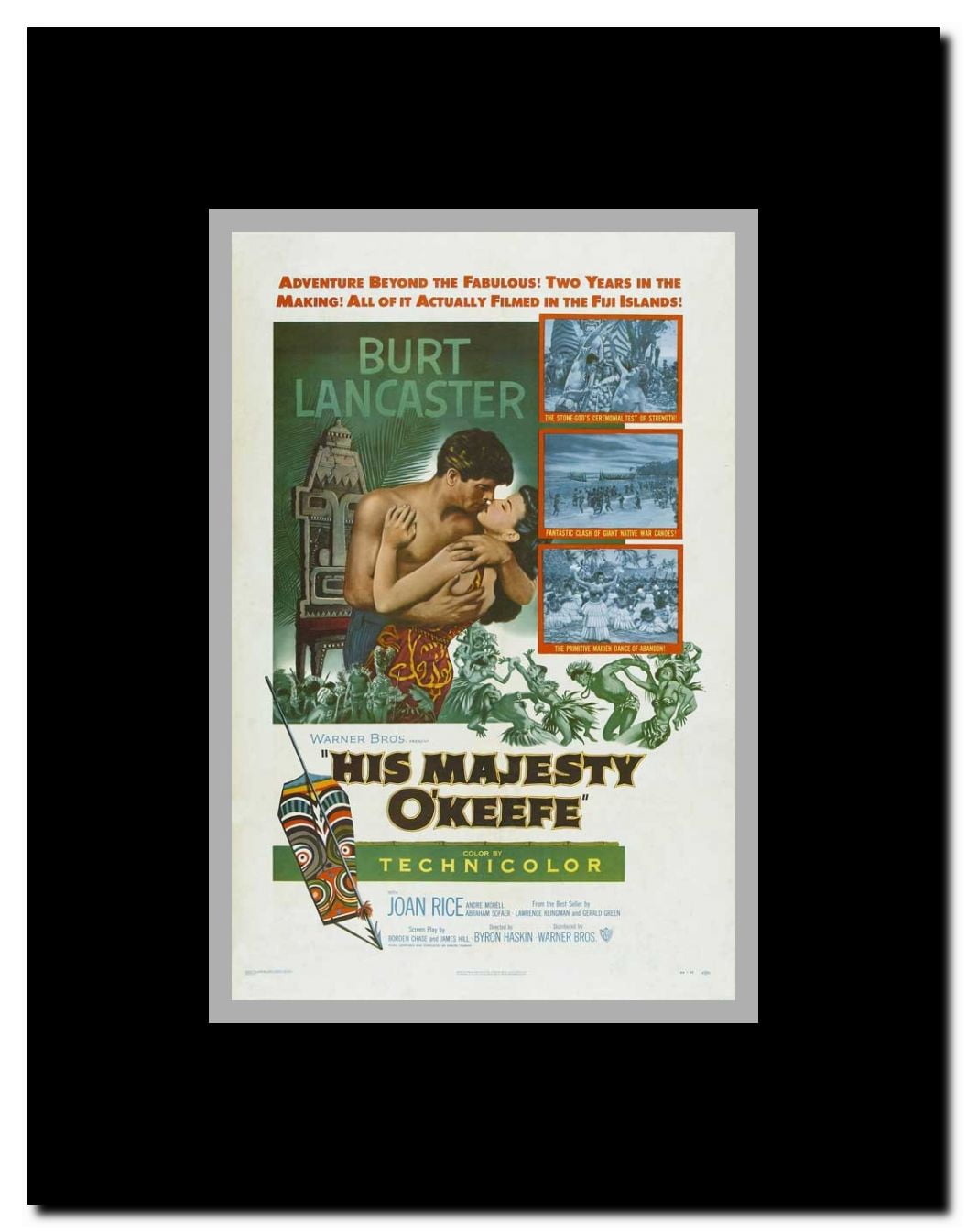 His Majesty OKeefe Framed Movie Poster