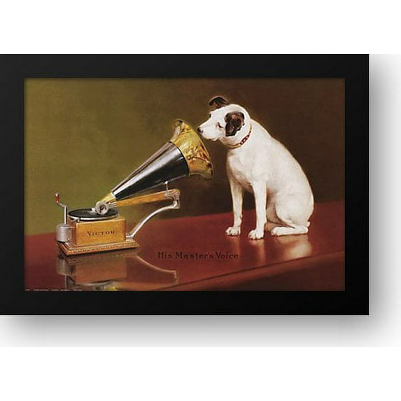 His Master's Voice 40x28 Framed Art Print