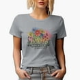 thumbnail image 1 of His Mercies Are New Every Morning, Lamentations 3 23, Hand Drawn Flowers Art Merch Gift, Heather Grey T-Shirt, 2XL, 1 of 5