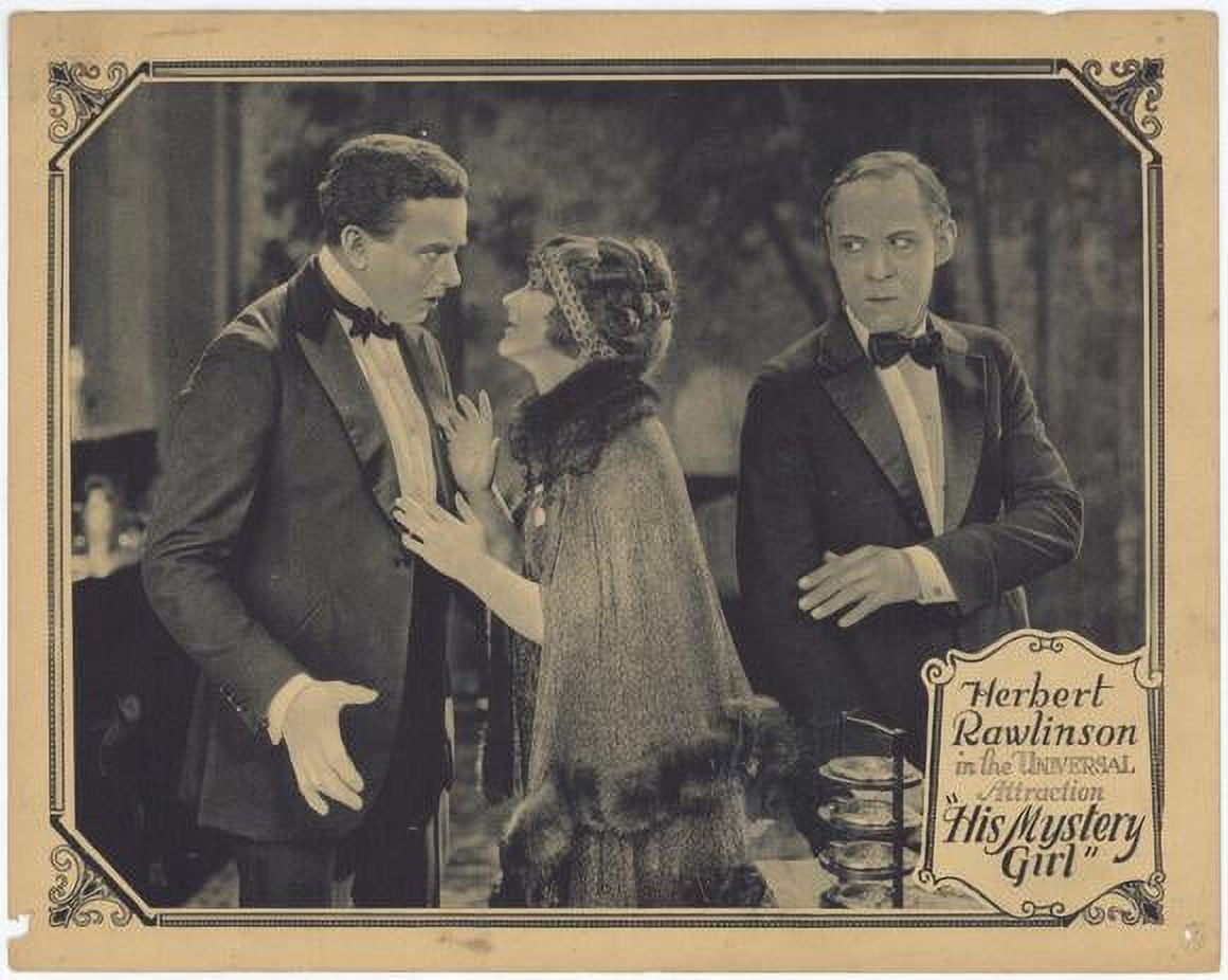 His Mystery Girl - movie POSTER (Style A) (11" x 14") (1923) - Walmart.com