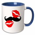 thumbnail image 1 of 3drose, His N Hers, 11oz Two-tone Blue Mug, 1 of 6