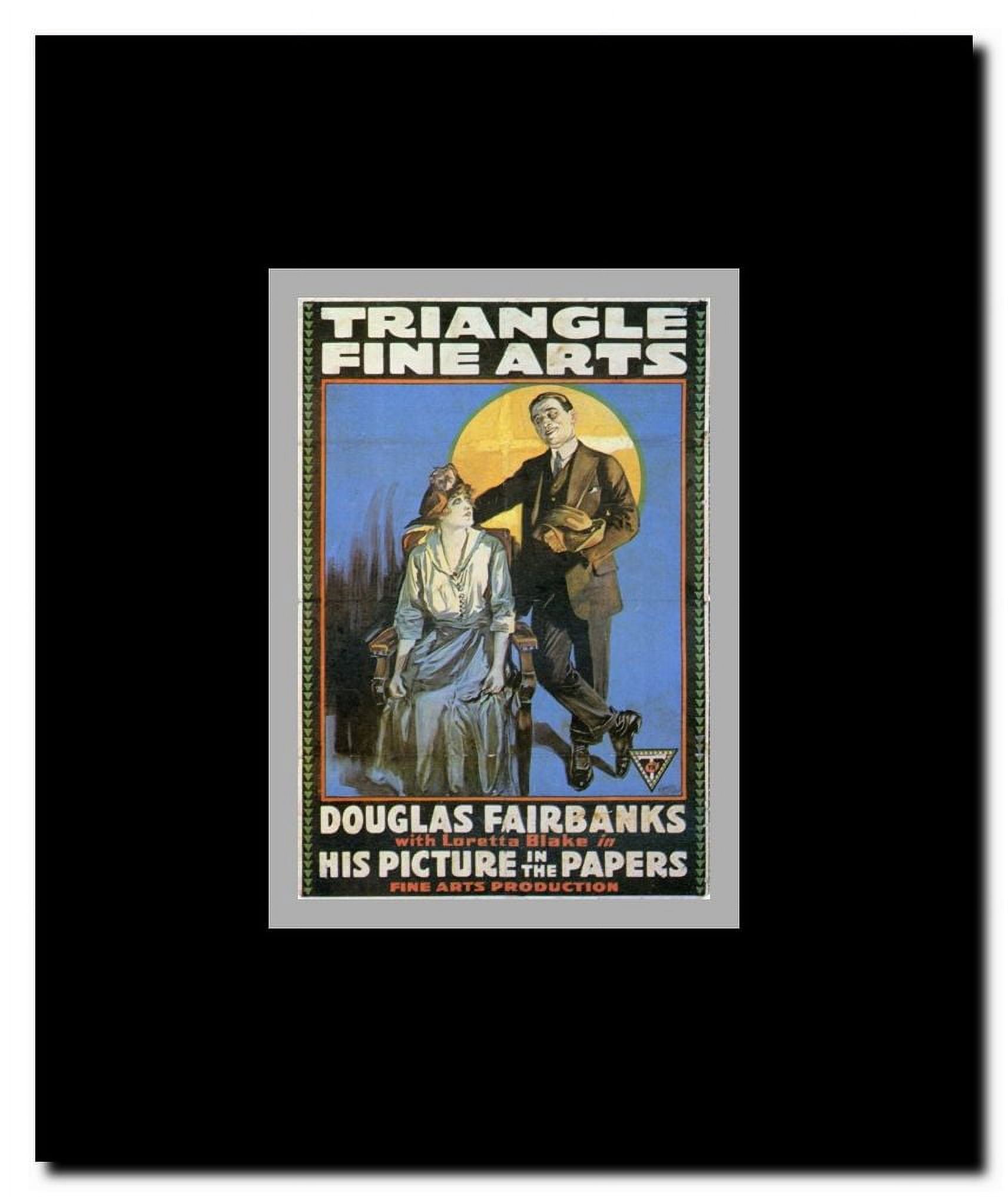 His Picture in the Papers Framed Movie Poster