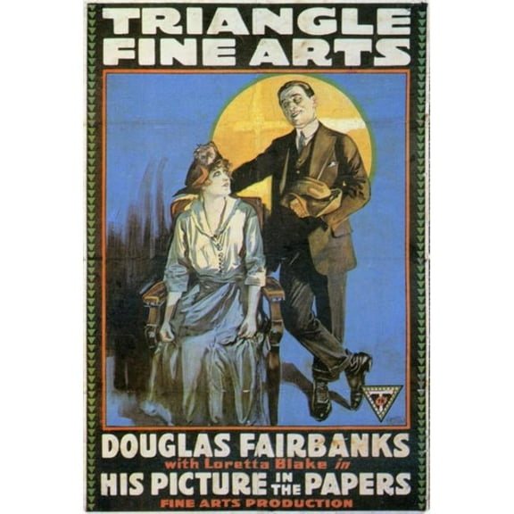 His Picture in the Papers Movie Poster - 27 x 40 in.