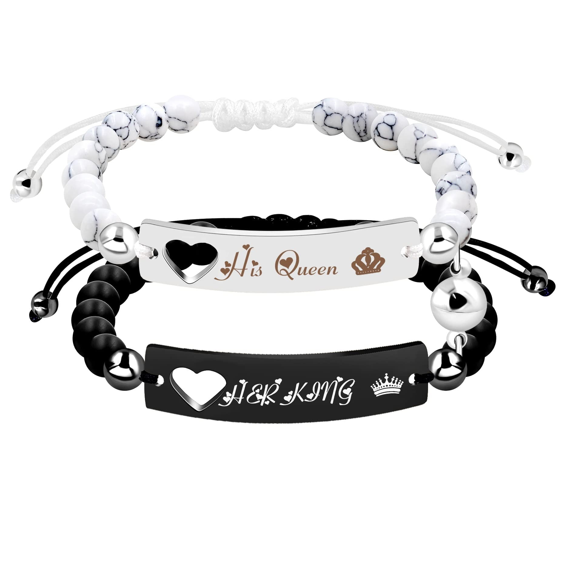 Couple bracelets orders king and queen