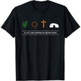 thumbnail image 1 of His Risen, Palm Sunday, Holy week, Good Friday, Easter gift T-Shirt, 1 of 4