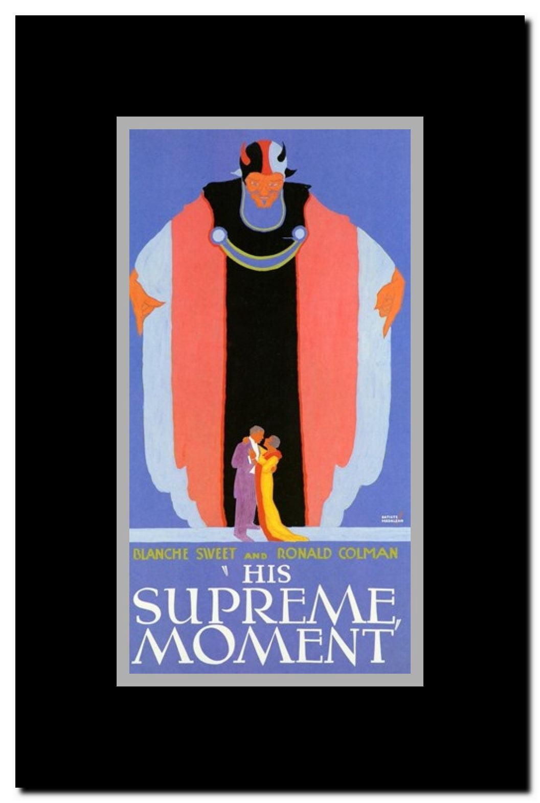 His Supreme Moment Framed Movie Poster