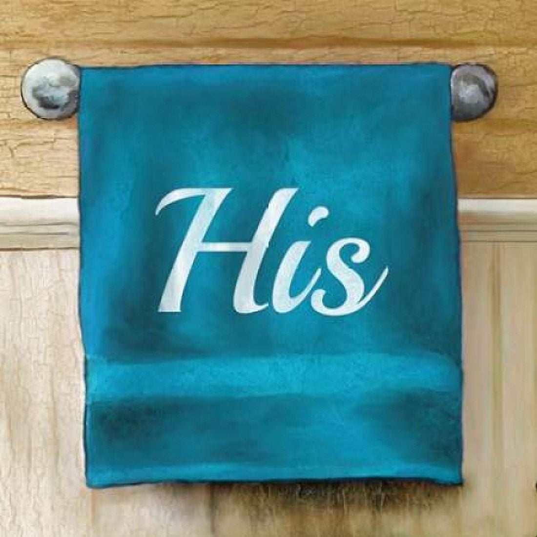 His Towel Canvas Art - Elizabeth Medley (24 x 24)