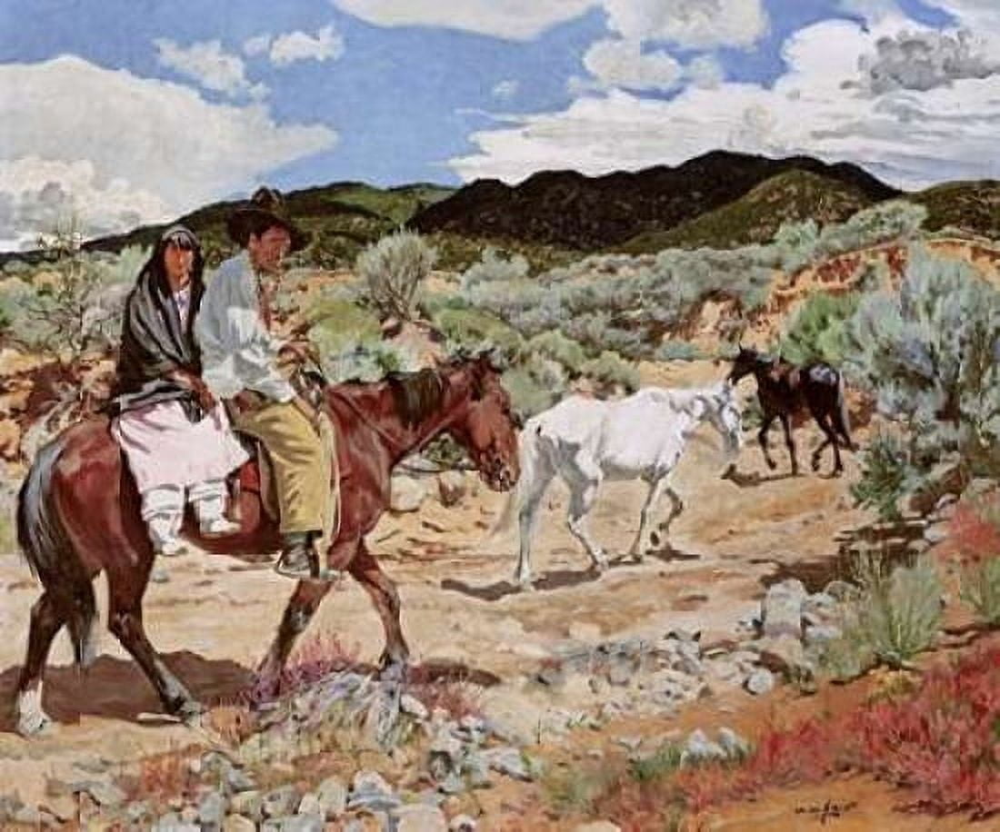 His Wealth Canvas Art - Walter Ufer (20 x 24)