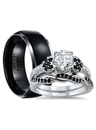 His and hers shop wedding ring sets walmart