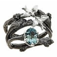 thumbnail image 1 of His and Hers Matching Couple Rings Set: Unique Branch Design Metal Rings for Couples, Elegant and Stylish, 1 of 4