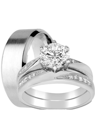His and Hers Wedding Ring Sets in The Wedding Ring Shop 